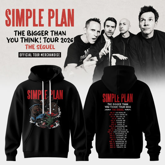 The Bigger Than You Think Tour 2026 Classic 3D Graphic Tee – Pop Punk Rock