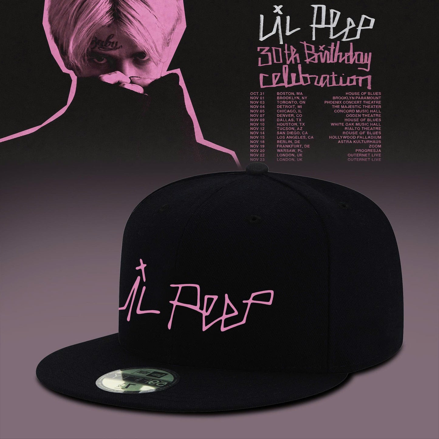 .Ll Pp 30th Birthday Celebration 3D All-Over Print Flatcap V3
