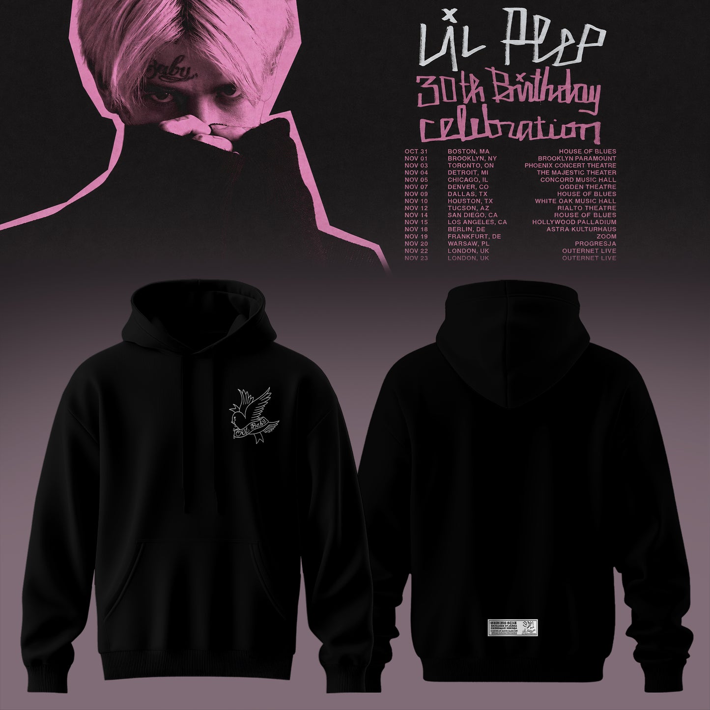 .LlPp 30th Birthday Celebration 2026 Tour 3D All-Over Print Hoodie V3
