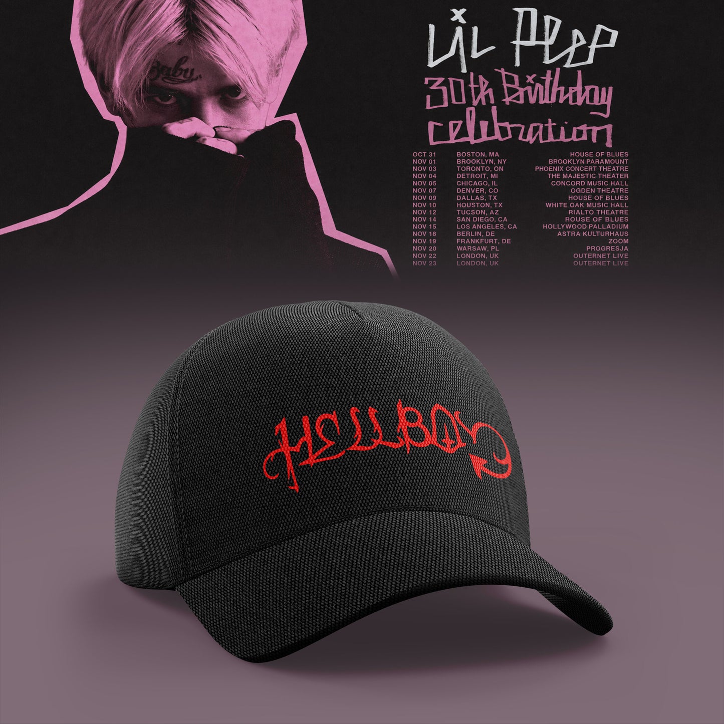 .LlPp 30th Birthday Celebration 2026 Tour 3D All-Over Print Cap V1