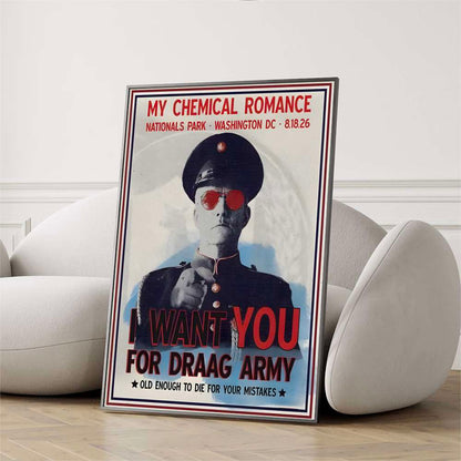 Limited Edition MCR Long Live The Black Parade Tour 2026 Washington, D.C Poster