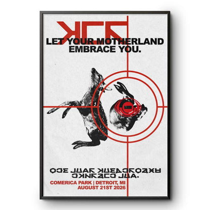 Limited Edition MCR Long Live The Black Parade Tour 2026 At Detroit Poster