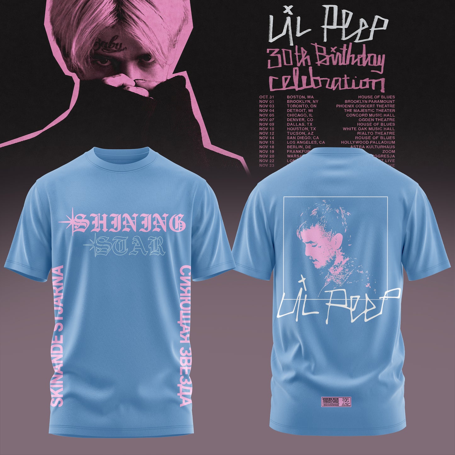 .LlPp 30th Birthday Celebration 2026 Tour 3D All-Over Print T-Shirt V6