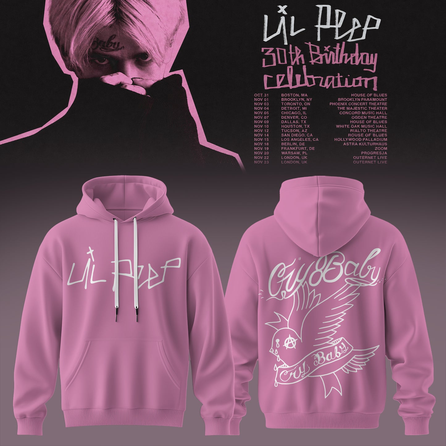 .LlPp 30th Birthday Celebration 2026 Tour 3D All-Over Print Hoodie V5