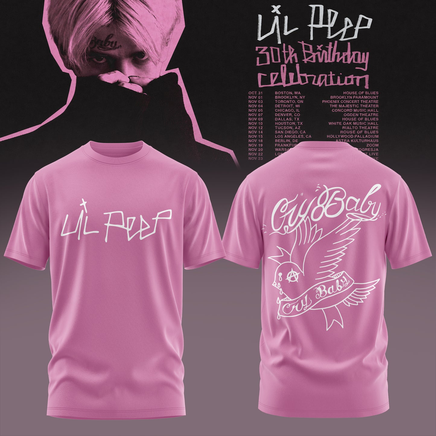 .LlPp 30th Birthday Celebration 2026 Tour 3D All-Over Print T-Shirt V9