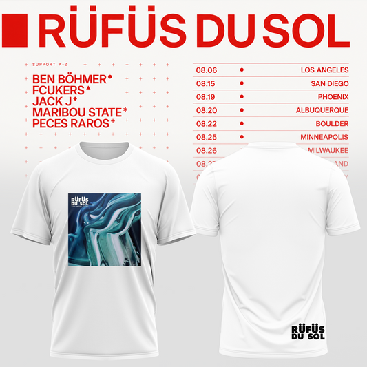 RÜFÜS DU SOL 2026 Tour Merchandise Tshirt