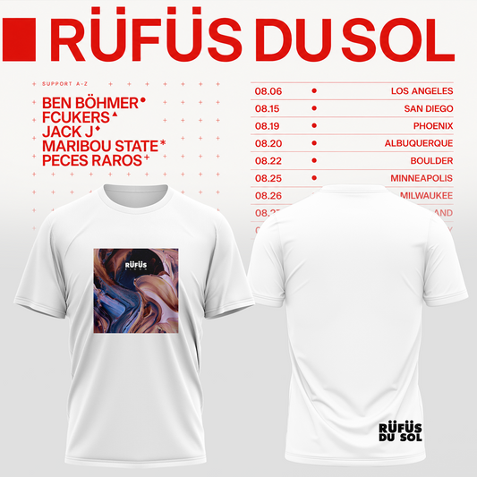 RÜFÜS DU SOL 2026 Tour Merchandise Tshirt