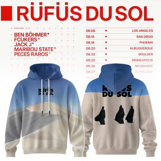 RÜFÜS DU SOL 2026 Tour Merchandise Hoodie