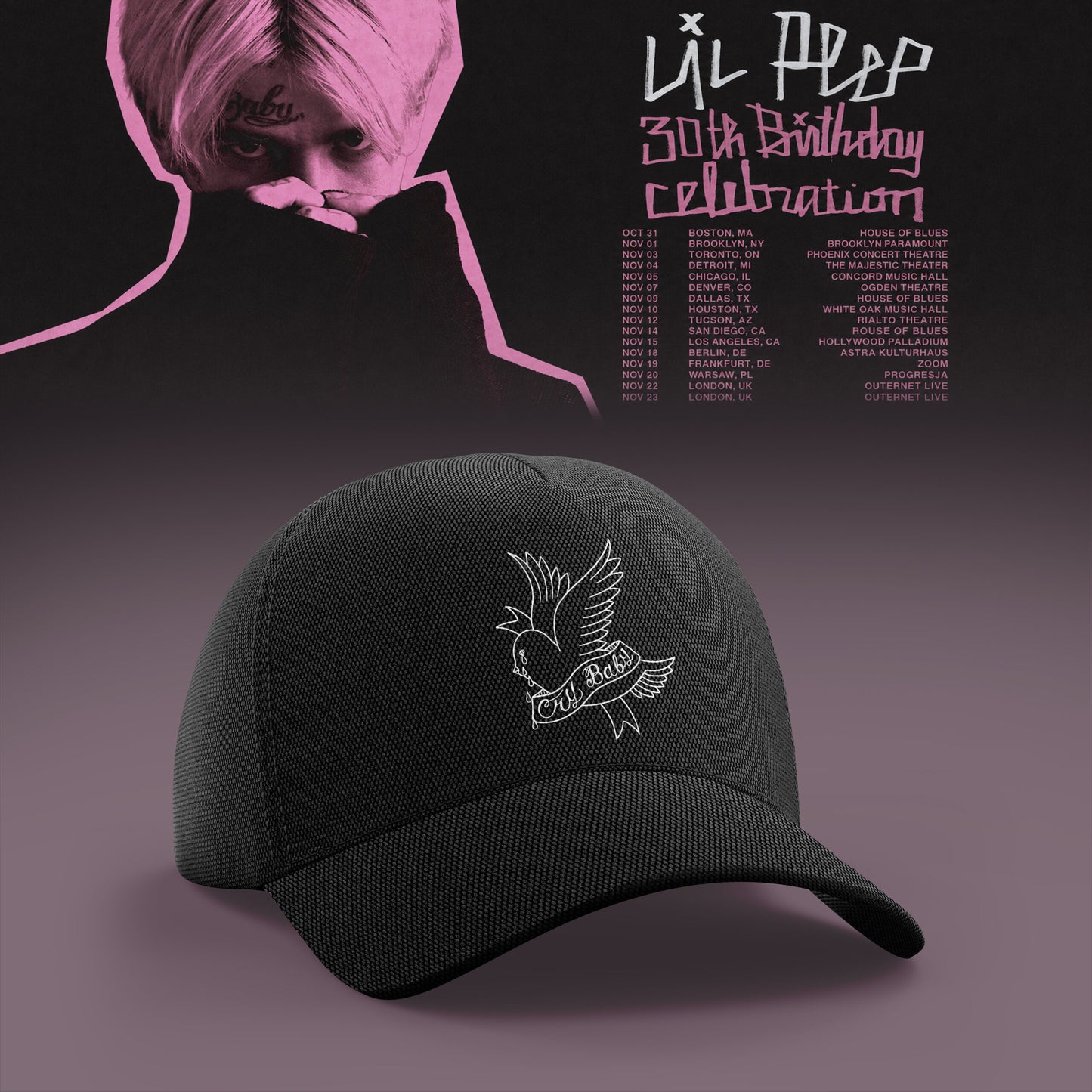 .LlPp 30th Birthday Celebration 2026 Tour 3D All-Over Print Cap V2
