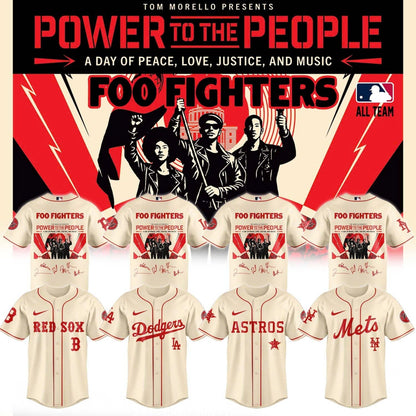Foo Fighters -“Power to the people”- Limited Edition Signature – Jersey
