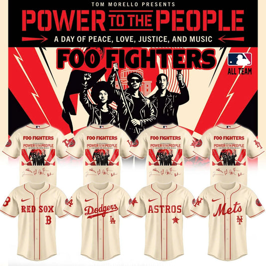 Foo Fighters -“Power to the people”- Limited Edition Signature – Jersey