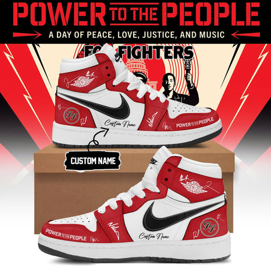 Foo Fighters -“Power to the people”- Limited Edition Signature – Shoes 4